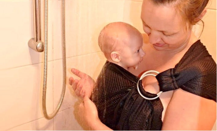 Sukkiri Breathable Ring Sling Baby Carrier - Happikiddo.com