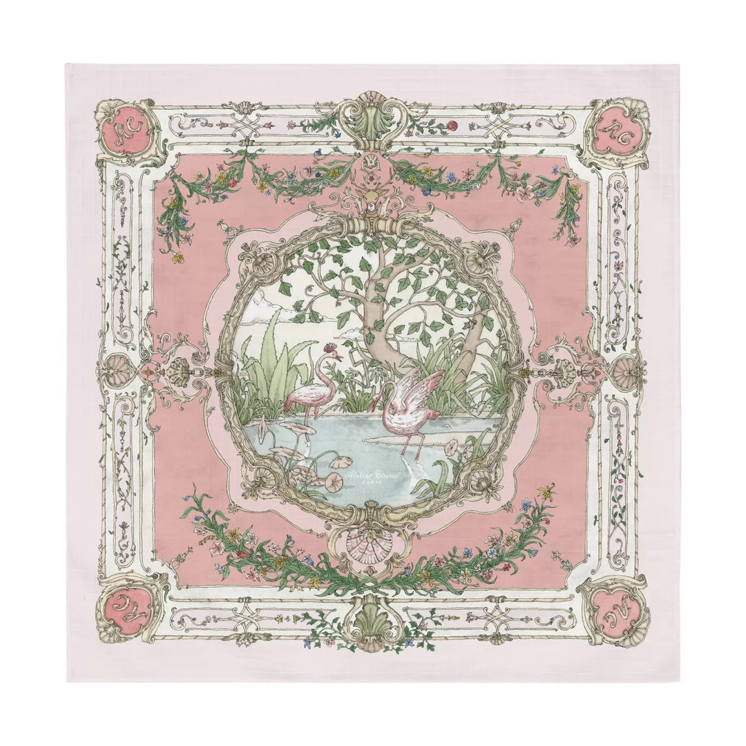Atelier Choux CARRÉ - Tapestry Pink on Pink