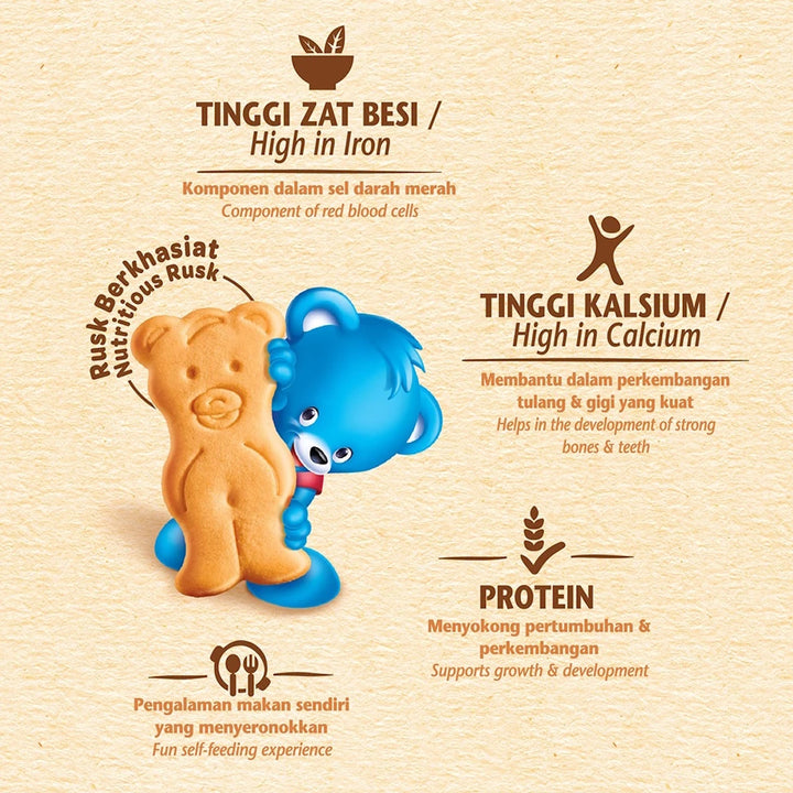 Nestle Cerelac Nutribites Rusk 6X180g