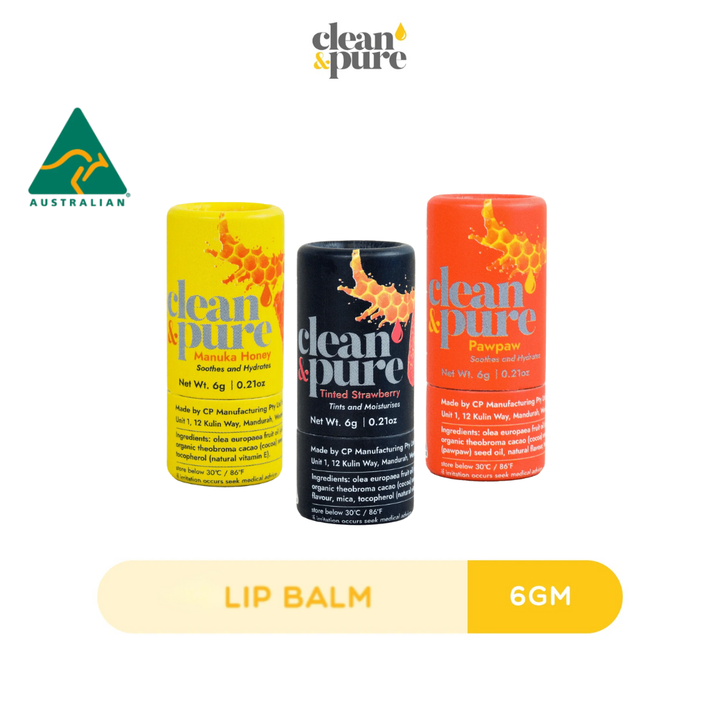 Clean & Pure Lip Balm 6gm