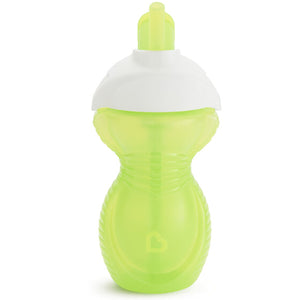 Munchkin Click Lock Flip Straw Cup 9oz in light green