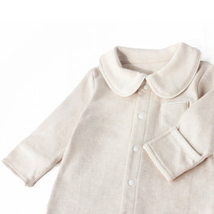 Twinkle Planet Organic Collar One Piece Pjyamas (0-3m)