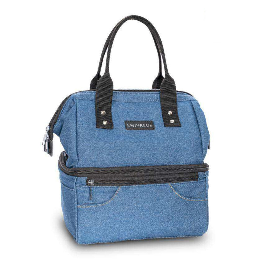 Empreus Double Layer Cooler Bag - Jeans