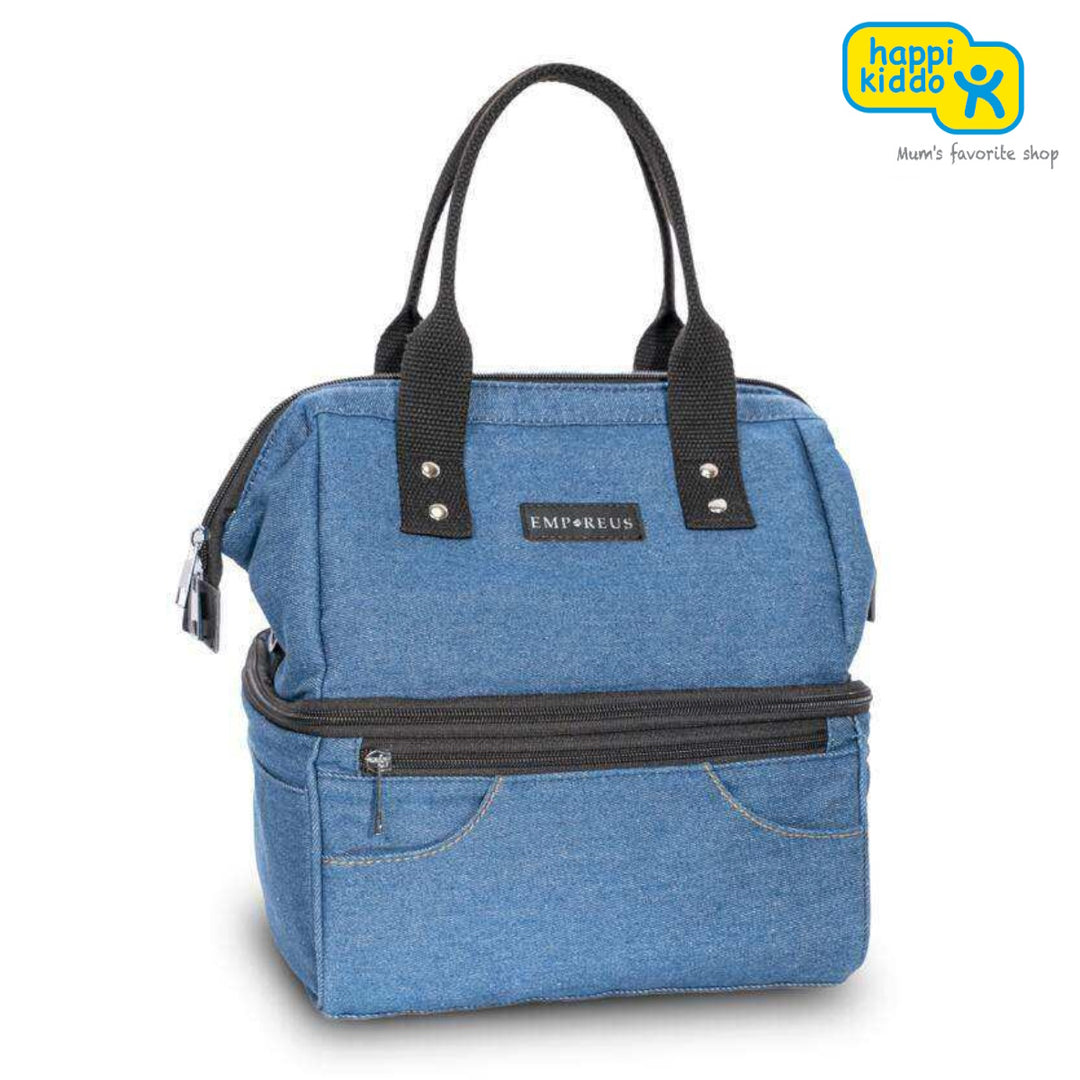 Empreus Double Layer Cooler Bag - Jeans