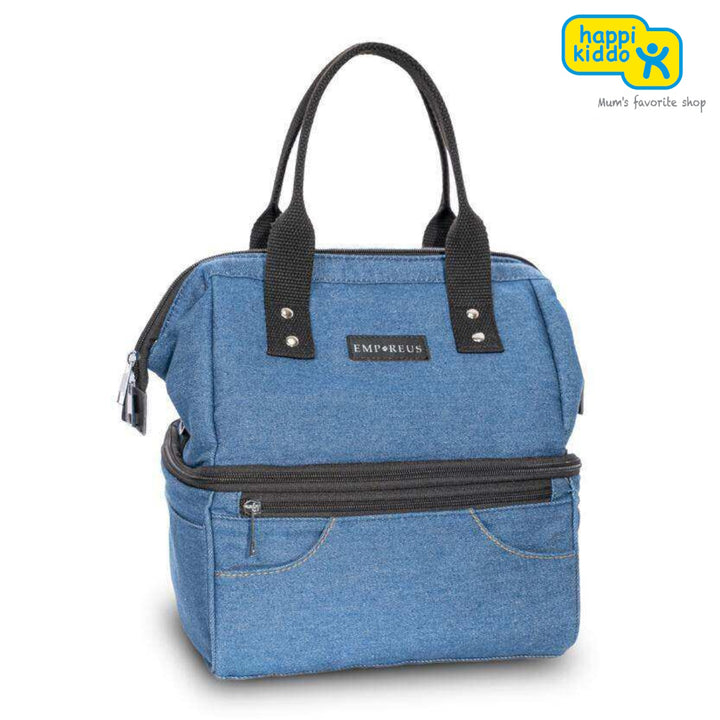 Empreus Double Layer Cooler Bag - Jeans