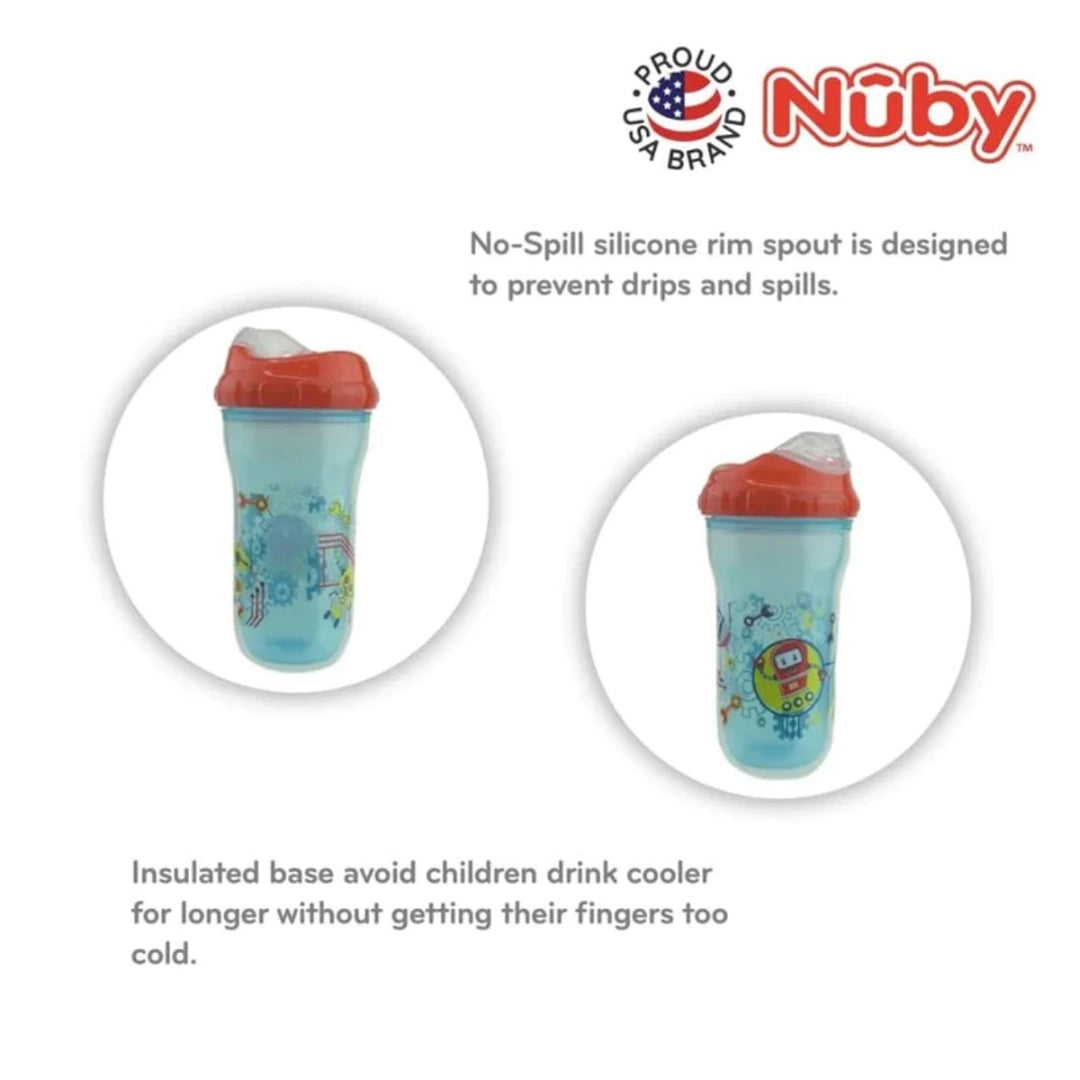 Nuby 1Pk 9oz/270ml Insulated Cup with New Sipper Top