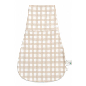 Count & Countess Baby Swaddle Bag in Oat Gingham