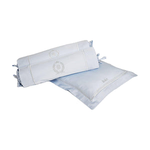 Count & Countess Egyptian Cotton Pillow & Bolster Set in Dreamy Blue