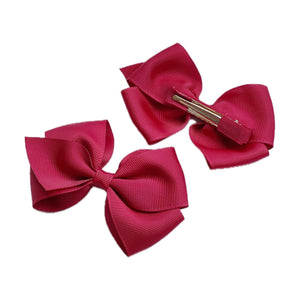 Count & Countess Girl's Hair Bow in Scarlett