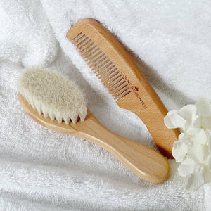Count & Countess Natural Baby Hair Brush Set