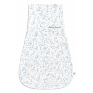 Count & Countess Baby Swaddle Bag in Toile De Jouy Blue