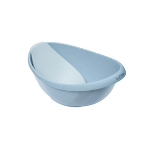 Cuddle Bath in Cashmere Blue, angled view