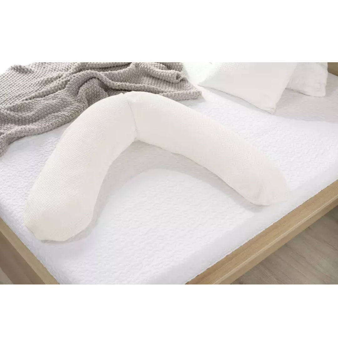 Theraline The Original Maternity and Nursing Pillow - Cream Fine Knit