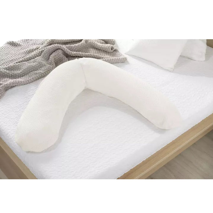 Theraline The Original Maternity and Nursing Pillow - Cream Fine Knit