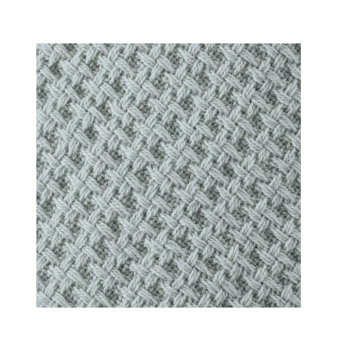 Theraline The Original Maternity and Nursing Pillow Misty Blue Fine Knit