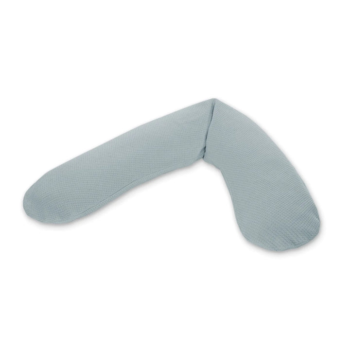 Theraline The Original Maternity and Nursing Pillow Misty Blue Fine Knit