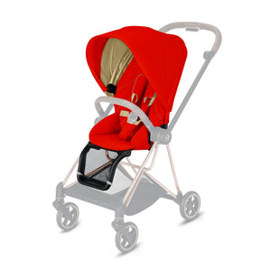 CYBEX Mios Autumn Gold soft goods with the frame greyed out
