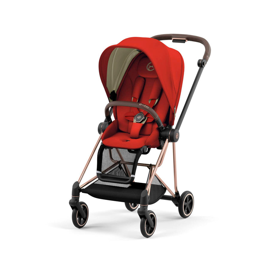 CYBEX Mios comfort inlay in Autumn Gold fitted in the Mios seat