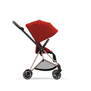CYBEX Mios XXL sun canopy in Autumn Gold, shown extended on the Mios frame