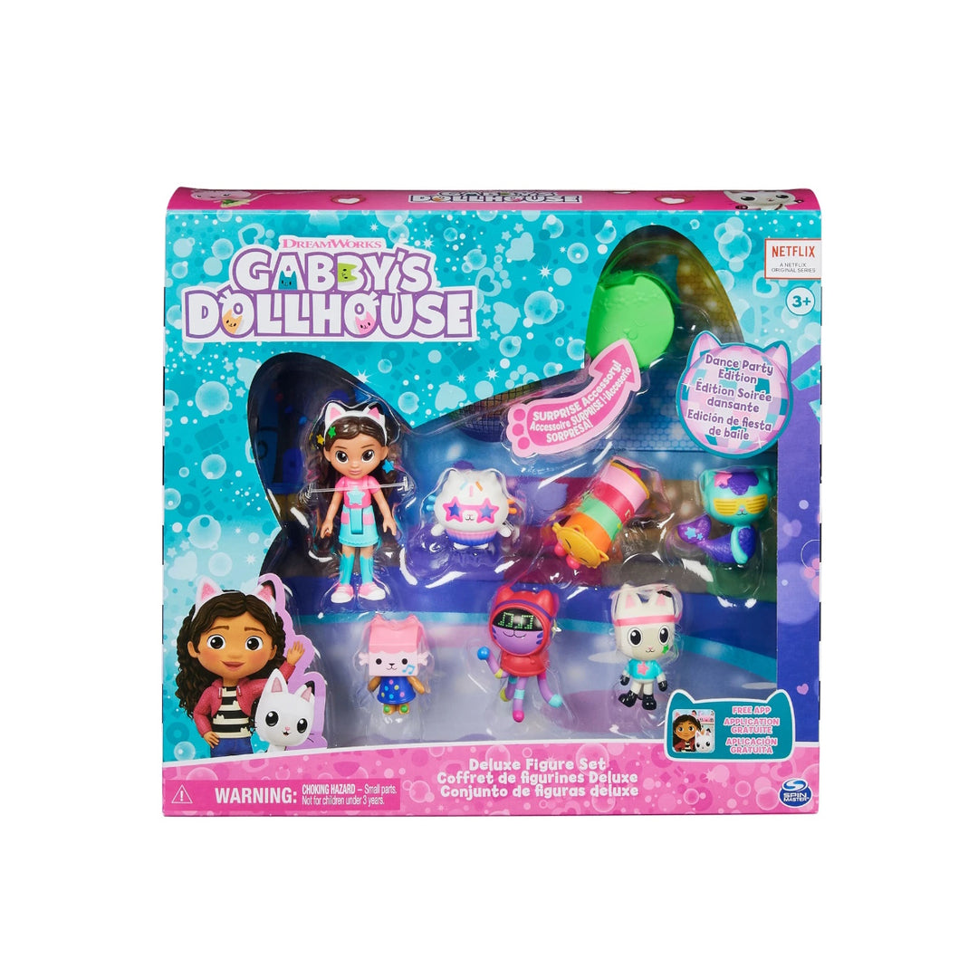 Gabby's Dollhouse Deluxe Figure Set Dance Party Theme