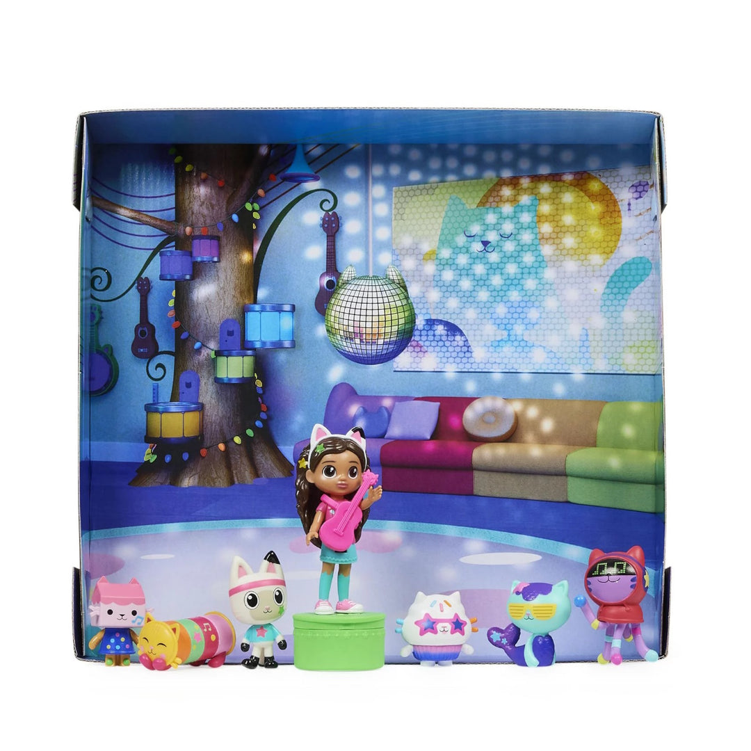Gabby's Dollhouse Deluxe Figure Set Dance Party Theme