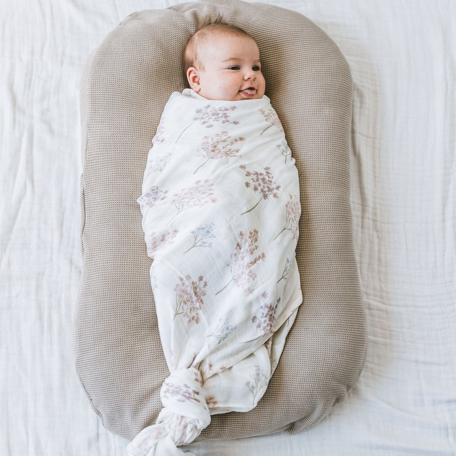 KAYS + KINS Bamboo Swaddle - Dandelion Dream