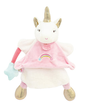 Doudou et Compagnie Unicorn hand puppet DC3320 - official brand packshot