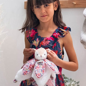 Doudou et Compagnie Boh'Aime Fawn Doudou Petals - lifestyle