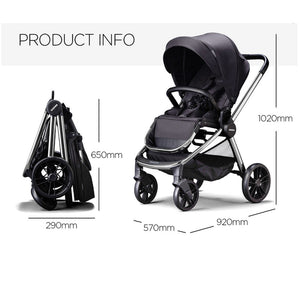 Daiichi Louis Allee Stroller- Chrome Frame - image 3 - Happikiddo.com