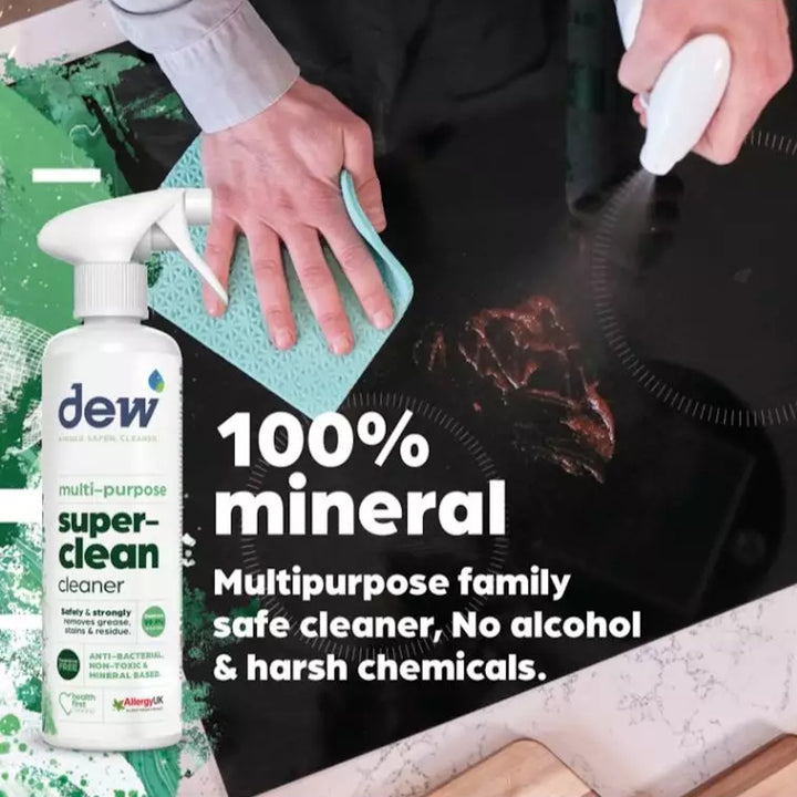 Dew Superclean Fragrance-free Multipurpose Cleaner (65ml/500ml)