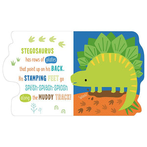 Dino Friends inside spread - Stegosaurus
