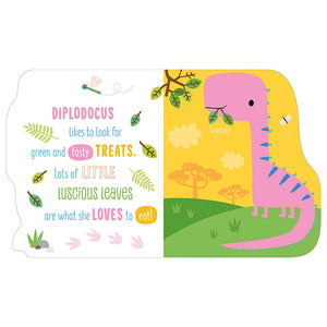 Dino Friends inside spread - Diplodocus