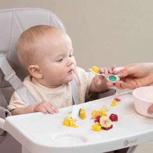 Doddl Baby Cutlery Set (Fork, Spoon & Case) - Aqua