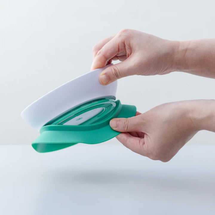 Doddl 2-In-1 Suction Bowl - Aqua