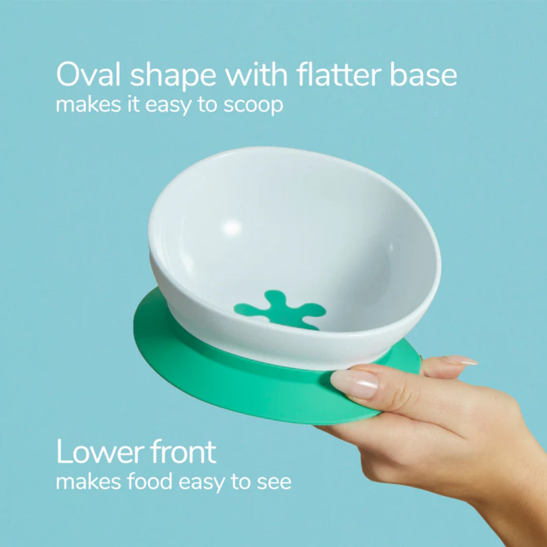 Doddl 2-In-1 Suction Bowl - Aqua