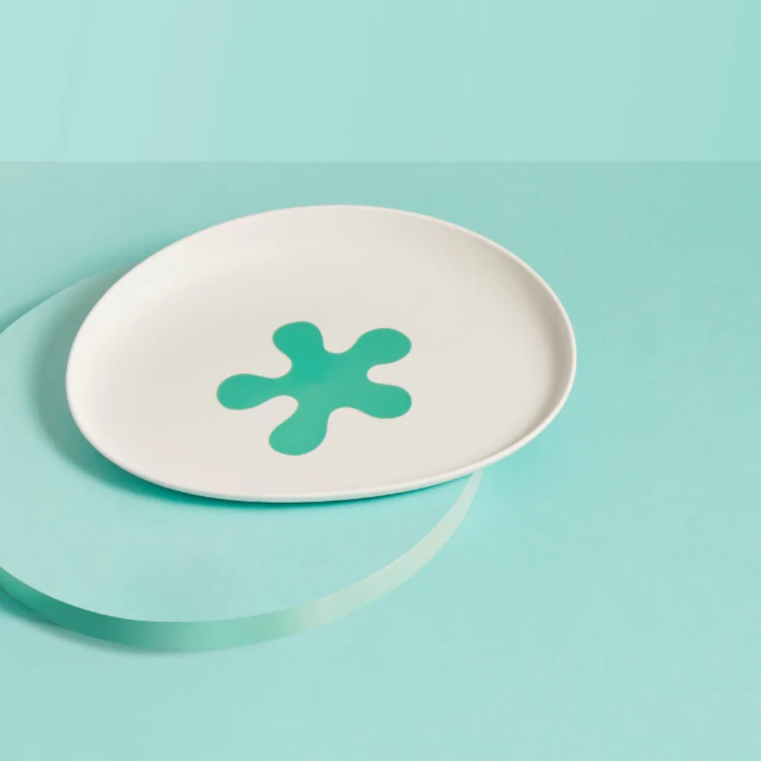 Doddl Children'S Plate - Aqua