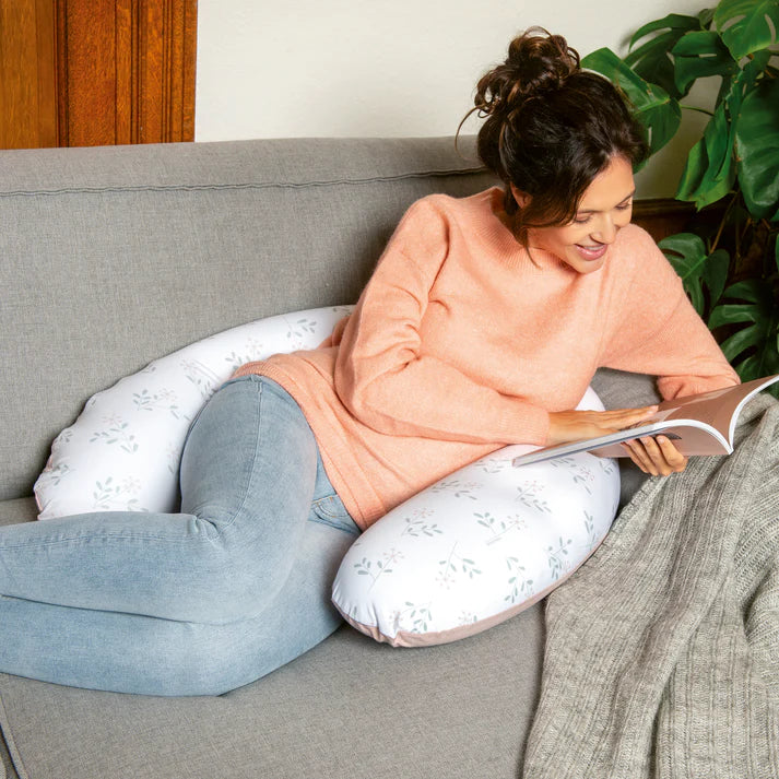 Doomoo Buddy Maternity & Nursing Pillow- Spring Pink