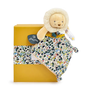Boh'Aime lion rattle comforter with gift box