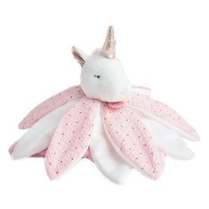 Doudou et Compagnie Dream Catcher unicorn petal comforter