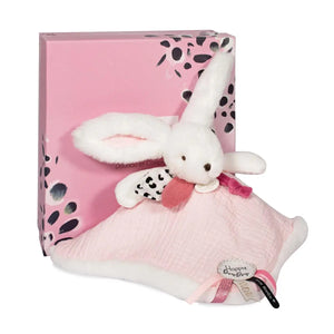 Happy Blush rabbit comforter with its gift box