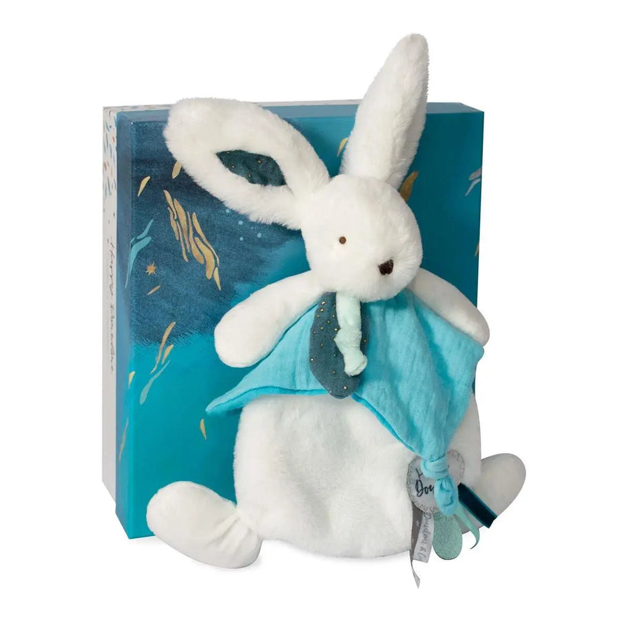 Doudou et Compagnie Happy Pop rabbit flat comforter, 25 cm