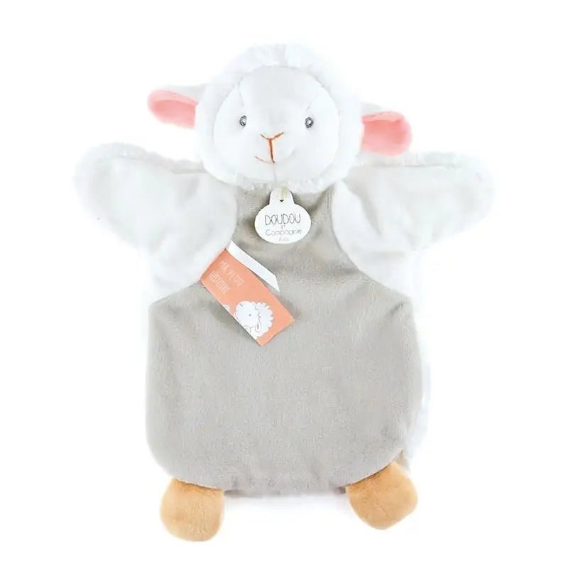 Doudou et Compagnie lamb hand puppet comforter, 25 cm