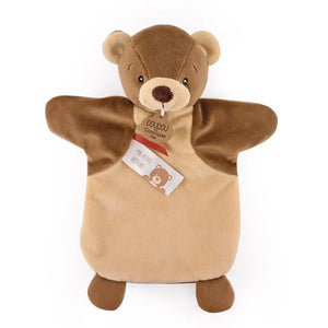 Doudou et Compagnie bear hand puppet comforter, 25 cm