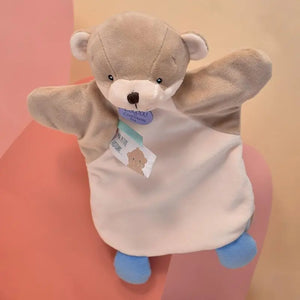 Otter hand puppet in natural colours