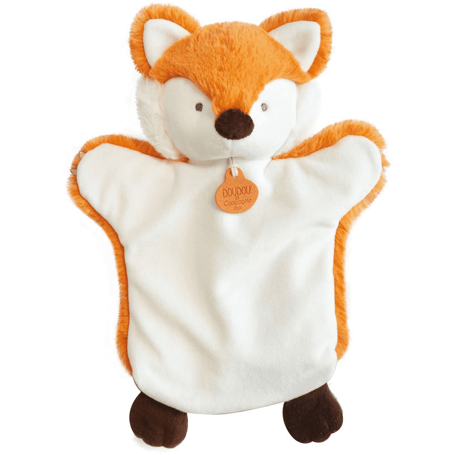 Doudou et Compagnie fox hand puppet comforter 25 cm