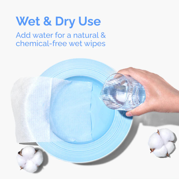 Hoppi Dry Wipes (100 wipes)