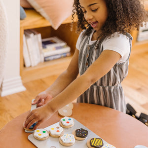 Melissa & Doug Slice & Bake Cookie Set - Wooden Play Food