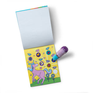 Melissa & Doug Sticker WOW! Activity Pad & Sticker Stamper - Purple Unicorn