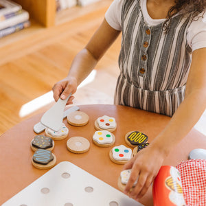 Melissa & Doug Slice & Bake Cookie Set - Wooden Play Food