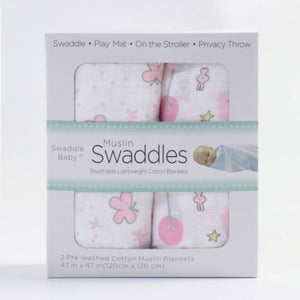 Earth Bebe Muslin Blanket 2pcs Set